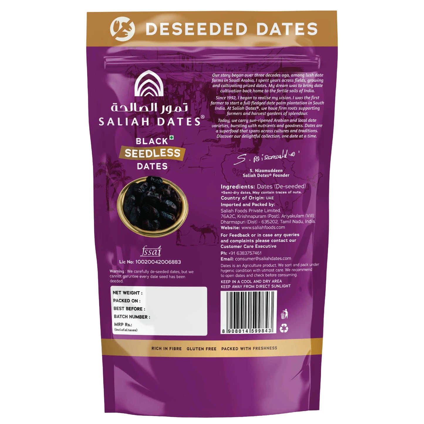 Black Seedless dates My Store